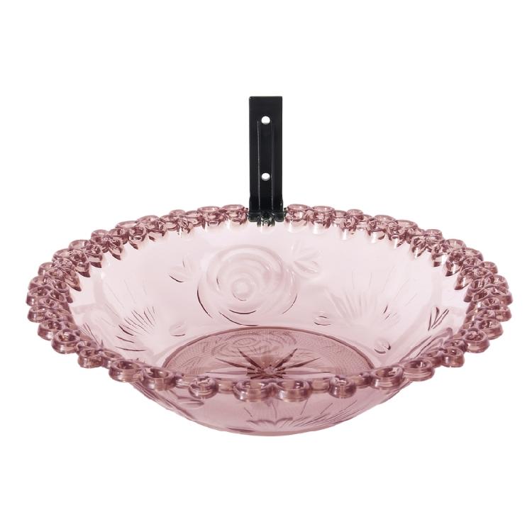 

Parrots Water Bowl Bird Bath for Outdoor Drinker Bird Food Water Bowl (Blue) for Parakeets and Budgies Large Feeder фіолетовий