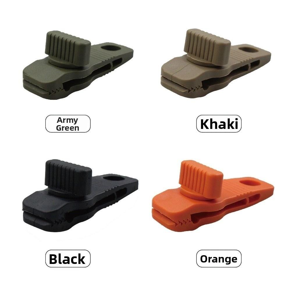 2pcs 4 Colors Camping Tent Clips Nylon Tarpaulin Fixing Snaps New Crocodile Windproof Tarp Clamps
