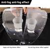Universal Motorcycles Helmet Shield Anti Fog Film,Clear Visor Lens Insert Fog Resistant Waterproof Stickers Shield