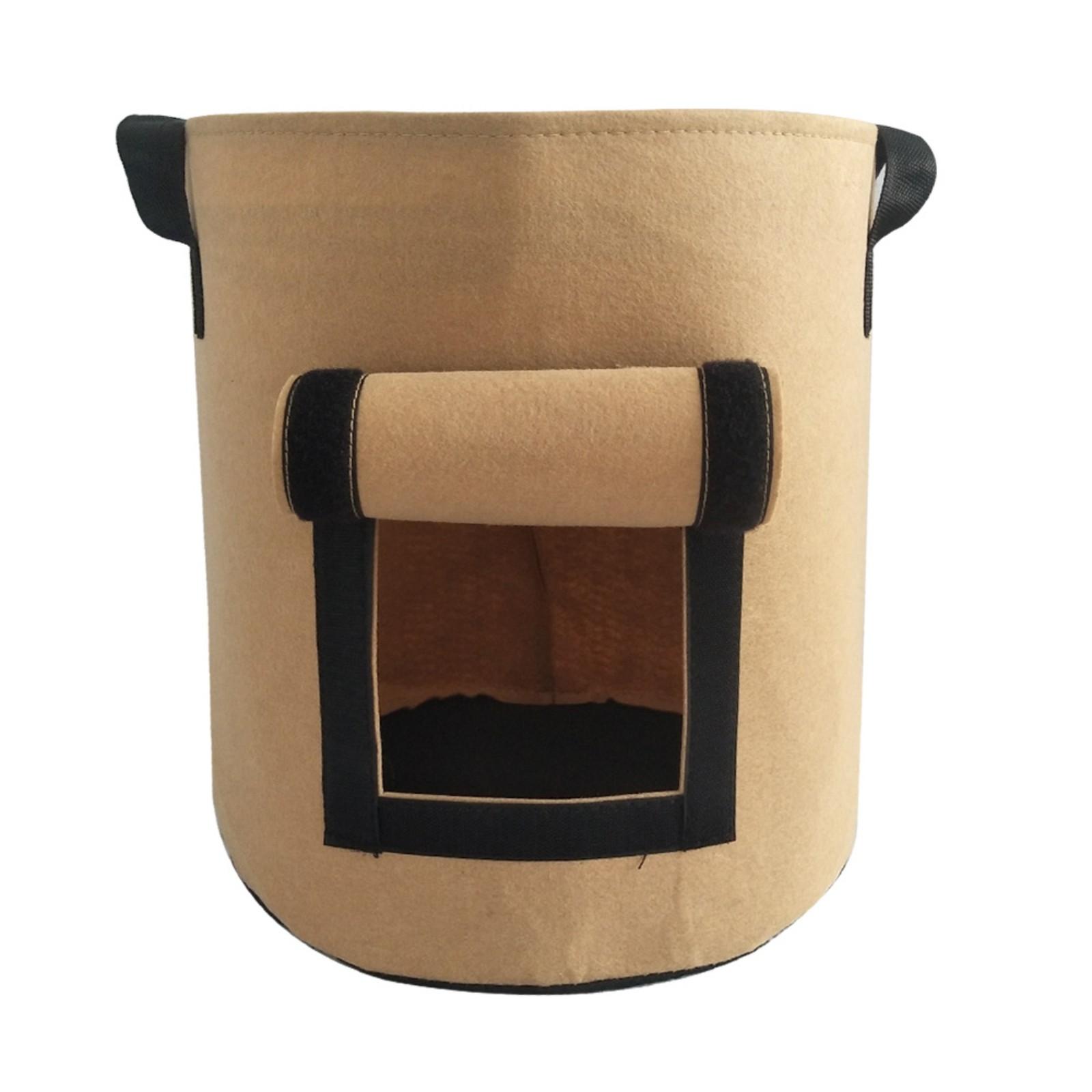 

Мешки для растений, нетканый тканевый горшок, садоводство, овощной, картофельный мешок для рассады One Size