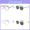 Metal Square Sunglasses Men Women Uv400 Antiglare Driving Outdoor Fashion Accessory For Travel
