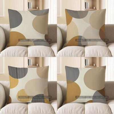 Home Decor Modern Geometric Pattern Pillow For Home Decor Pattern Cushion Cover Suitable For Sofa Bedroom Car Pillow Cover