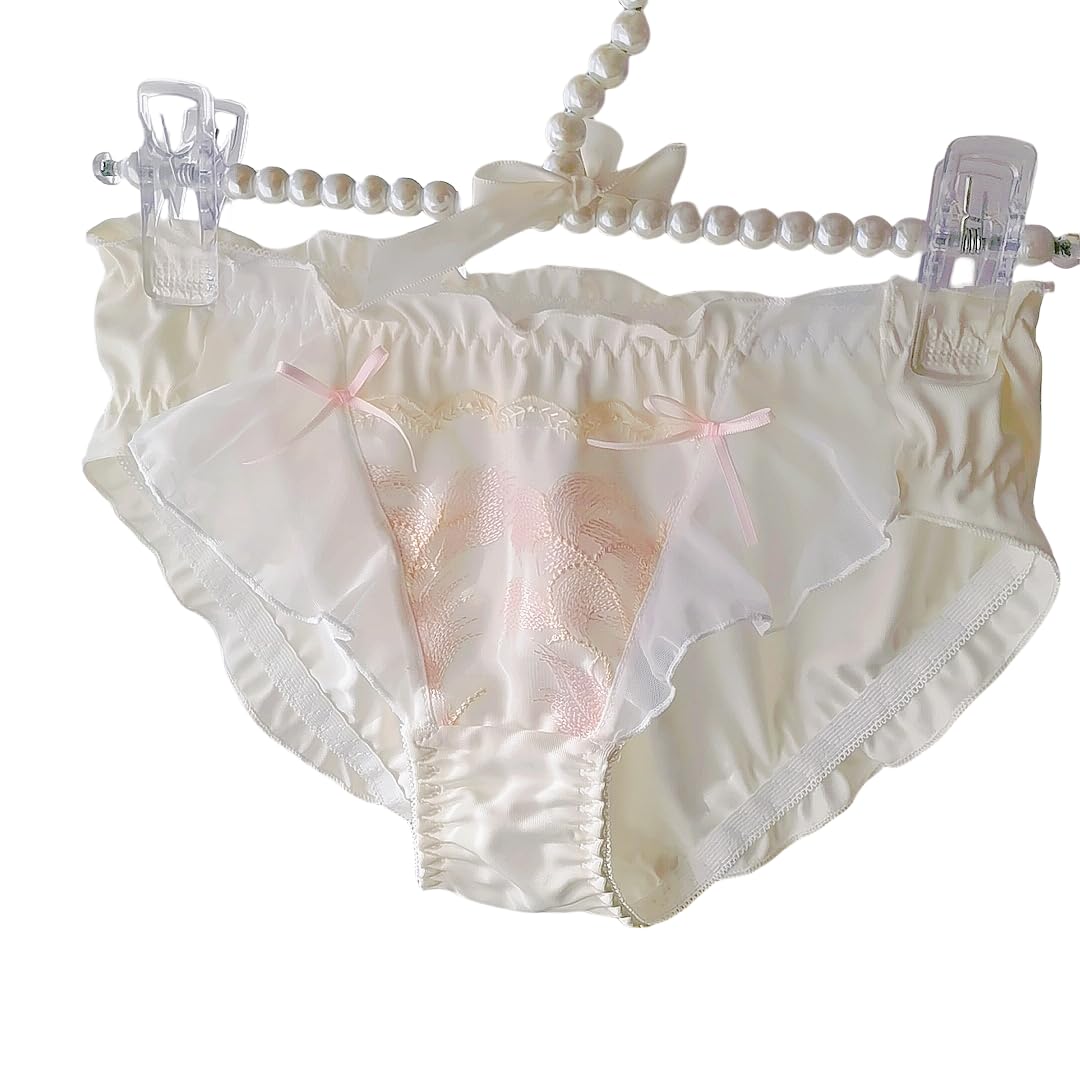 

Милые трусики для старшеклассников, подчеркивающие красоту ягодиц [EasyTalk], бесшовные, приятные для кожи, прозрачные, соблазнительные, девчачьи, дышащие, удобные, белый