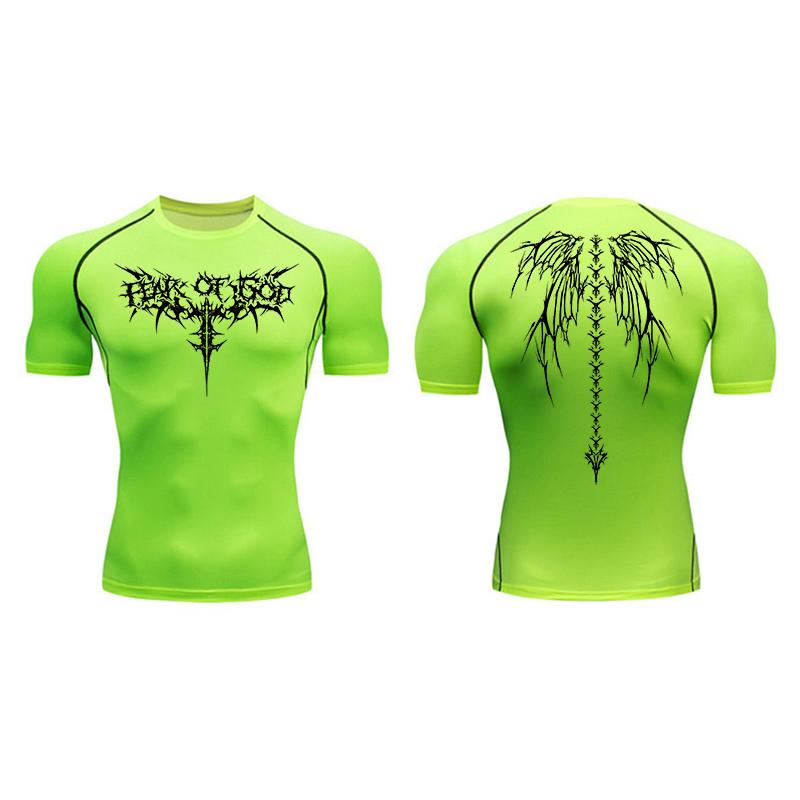 

Графические компрессионные рубашки для мужчин с коротким рукавом, рашгард, футболки для тренировок в спортзале, спортивные быстросохнущие базовые слои, майки, топы XXXL