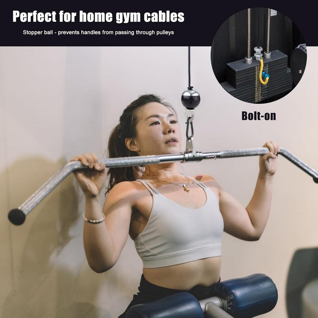Fitness pulley cable fitness wire rope joint screw terminal fitness rope