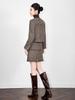 Nanyou Elegant Tweed Wool Jacket & Skirt Set