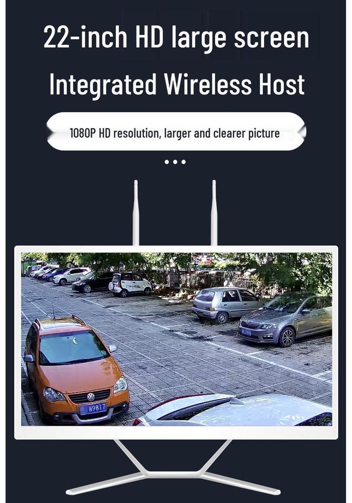Wireless HD All-in-One Camera System for Home & Outdoor - No Wiring Needed