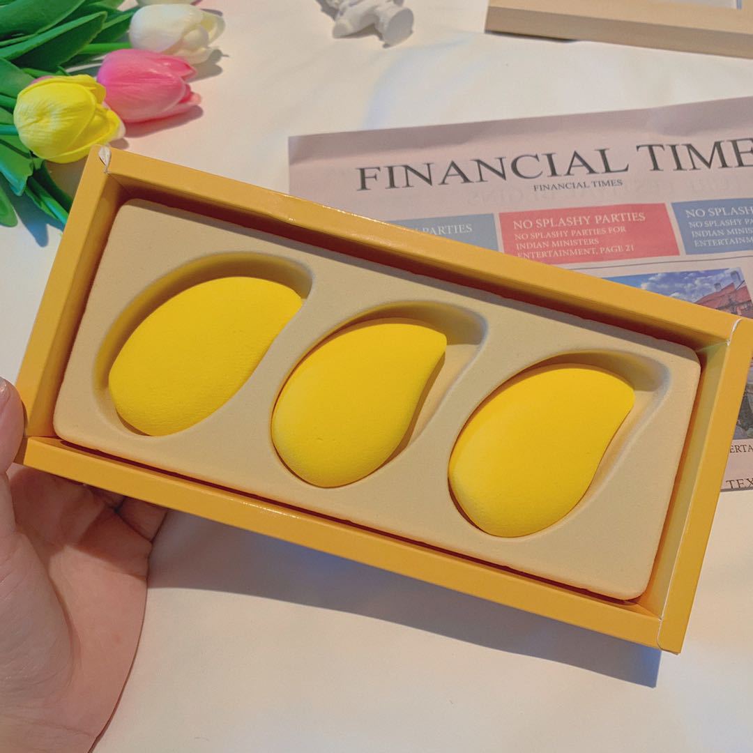 

Набор яиц красоты серии Манго без пудры, губка, яйцо, точный инструмент для макияжа