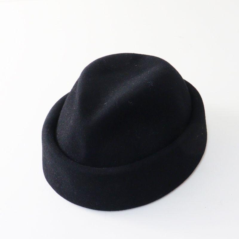Used Good condition KIJIMA TAKAYUKI GARRISON CAP Felt Cap 1Black Hat Beanie [2400015008691]