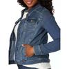 Women's Clothing European and American Fashion Short Denim Jacket Women's Slim Long-sleeved Jacket