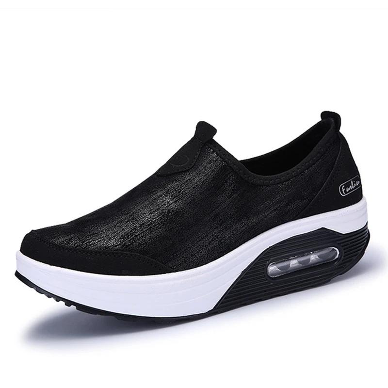 Fashion 2024 Women Sneakers Flats Loafers Sweet Shallow Comfort Moccasins Slip-on Platform Ballet Ladies Vulcanized Shoes Ladies New