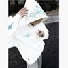 Unisex Retro Embroidered Velvet Hoodie: Trendy Oversized Autumn/Winter Sweatshirt