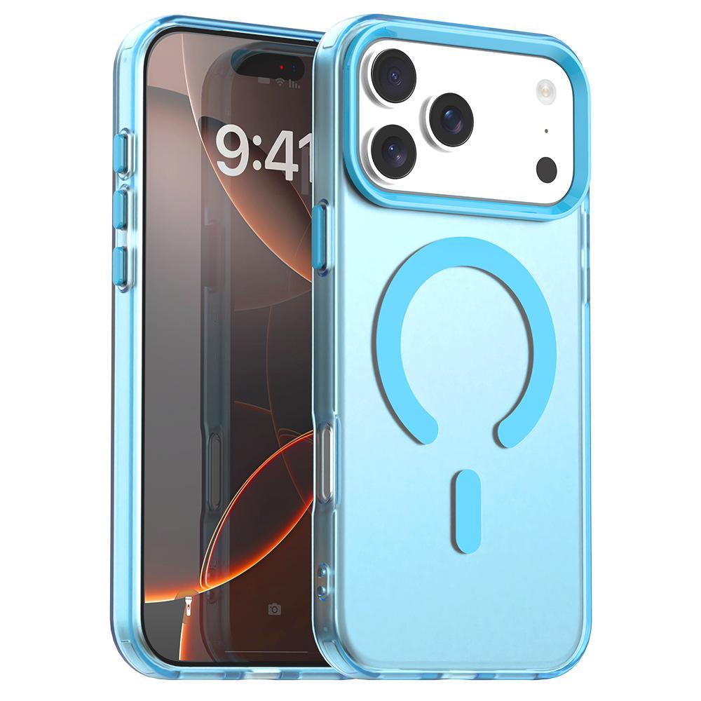 Luxury Magnetic Shockproof Phone Case For iPhone 15 14 13 12 11 16 17 Pro Max Plus 16E Funda Stand Glass Lens Protection Cover
