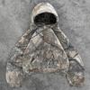 Y2K Retro Mikina s kapucí na zip Pánská Maskáčový vzor Mikina na zip High Street Hip Hop Streetwear Oversized Unisex Maskáčová mikina s kapucí