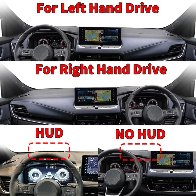 Fit for Nissan Qashqai J12 -2025 Car Dashmat Dashboard Cover Pad DashMat Sunshade Accessories Protective Carpet Leather