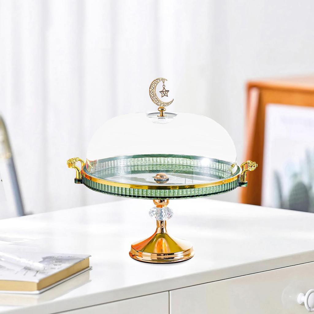 Cake Display Case with Lid, Dustproof, Versatile, for Kitchen And Restaurant.