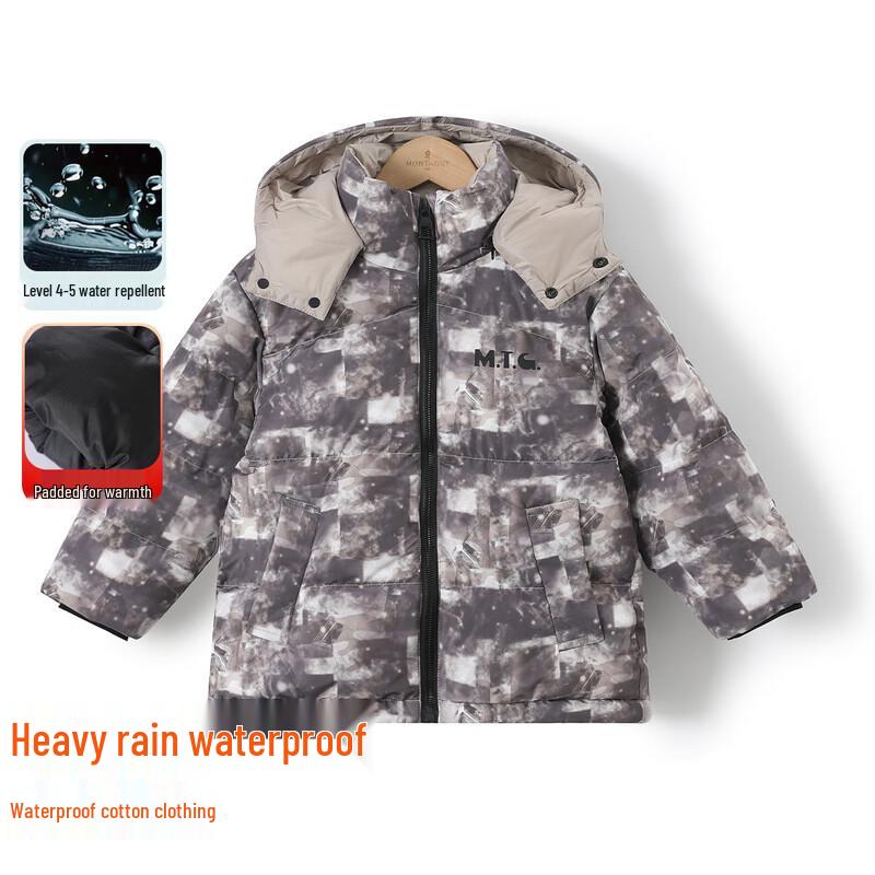 Montagut Boys  Winter Waterproof Camouflage Padded Jacket 130