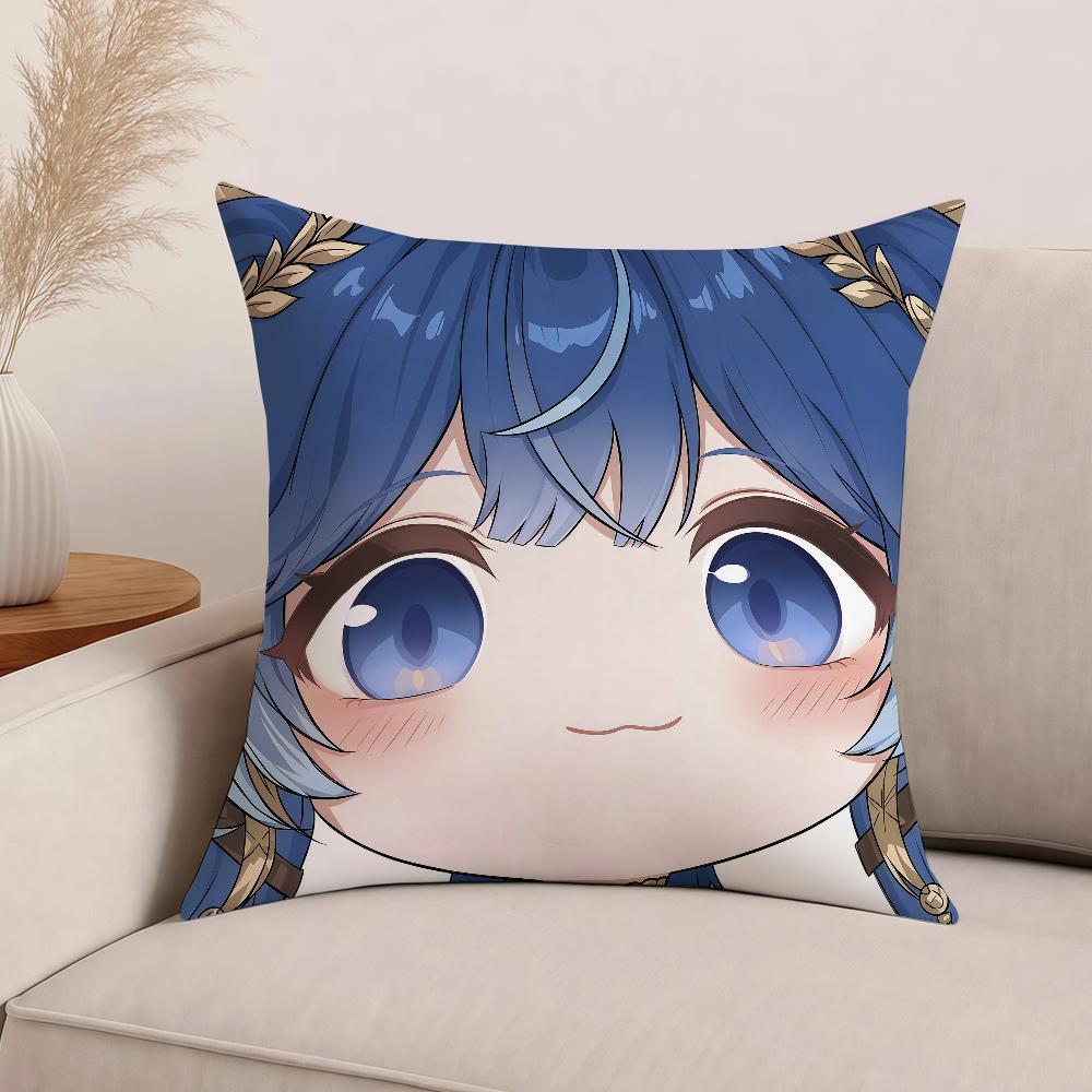 Spel Wuthering Waves IUNO Kuddfodral Kontorskuddar Lämpliga för Soffa Bil Sovrum Dekorativt Kuddfodral