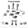 31GJ Restroom Support Hinges Door Lock Restroom Partition Fittings Enduring