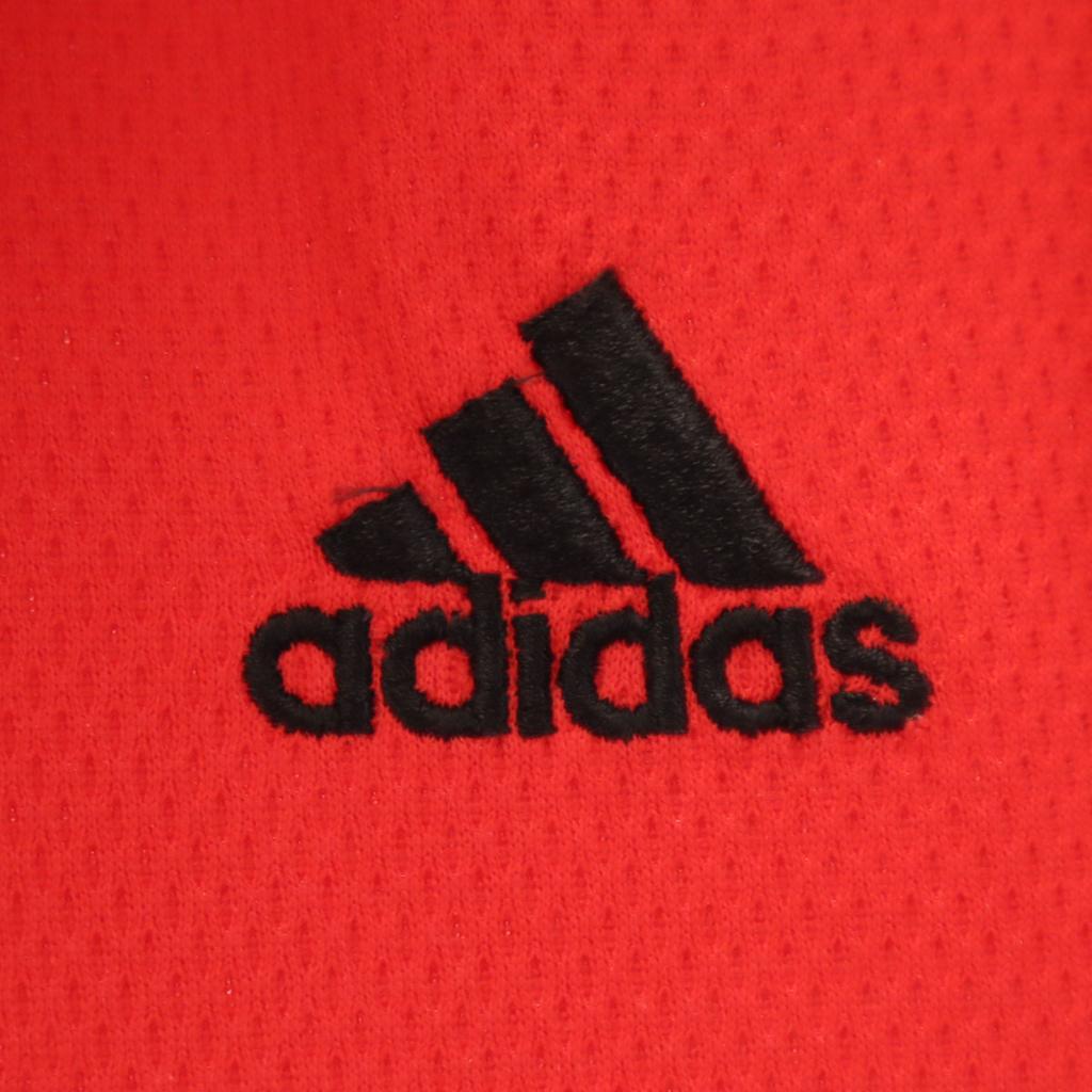 Adidas Golf Short Sleeve Button Down Shirt O Red Men's Used