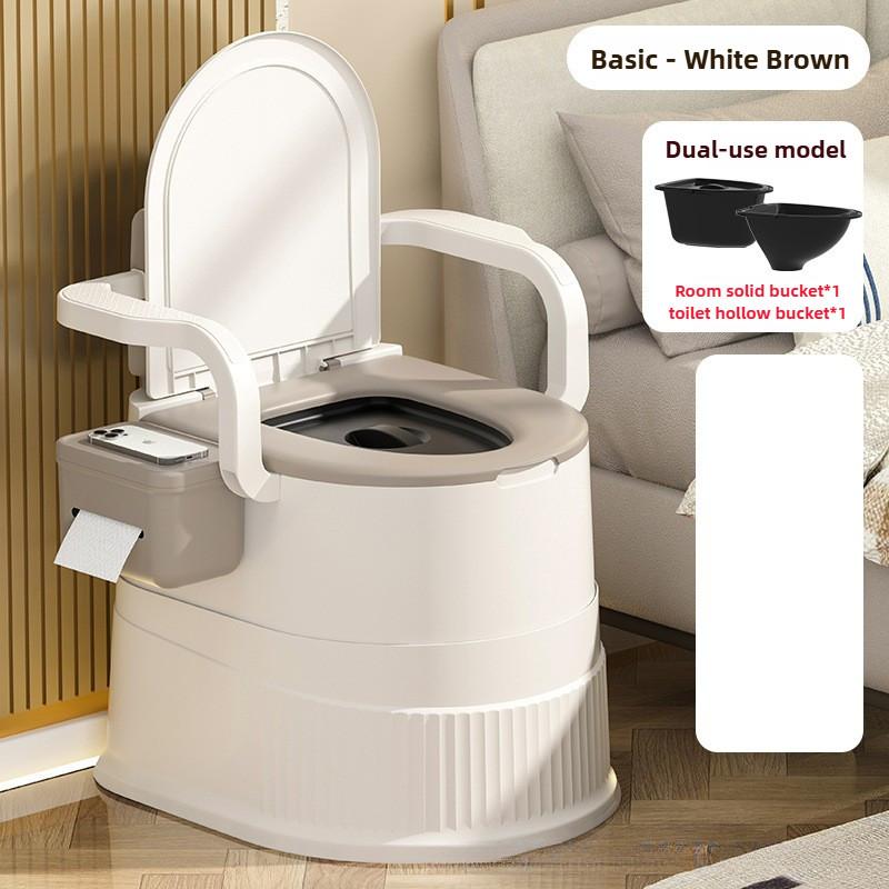Pregnant Woman Moving Toilets Seat Portable Urinal Household Elderly Disabled Care Sitting Toilet Chair