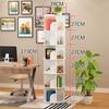 Estantería Giratoria Moderna Sencilla: Estantería Vertical de Pie, Ahorra Espacio, para Oficina o Hogar