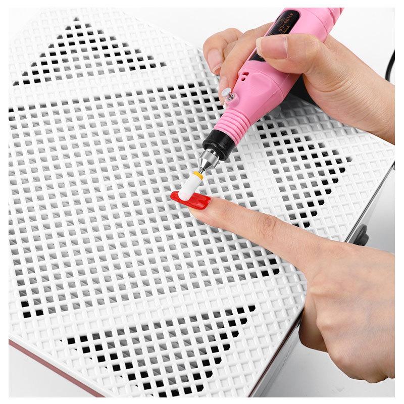 Nail Art Vacuum Cleaner Manufacturer High-Power Japanese Filter Silent Grinding Nail Dust Machine Desktop Vacuum