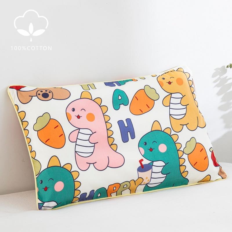 Jmg Clothing Unisex 1Pc Cotton Sateen Cute Ins Baby Pillowcase Student Dormitory Pillowcase With Zipper Cotton Pillowcase 30X50cm