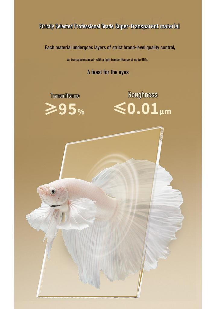Premium Kampfisk akvarium - Perfekt til Hjemmet, Kontoret eller Skrivebordet