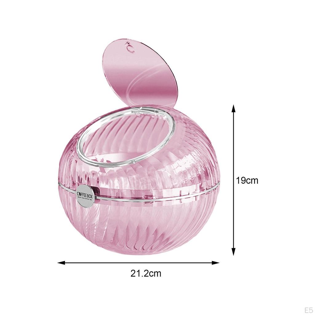 Coffee Capsule Storage Box Container Durable Elegant Clear Pod Organizer Espresso