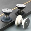Ultra-Short Magnetic Door Stopper: No-Drill, Anti-Collision, 5cm Windproof Bumper for Hotel and Bedroom Wooden Doors