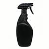 Custom 500ml Black HDPE Plastic Spray Bottle with Sprayer Gun for Household Cleaning Alcohol Detergent Liquid Chemical Packaging