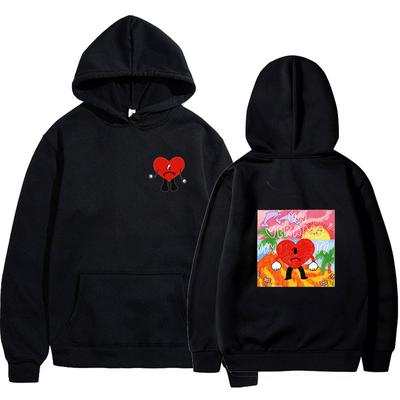 Sweter męski Nowy Nowy Album Cartoon Love Print Bluza z kapturem Casual Sweter z kapturem