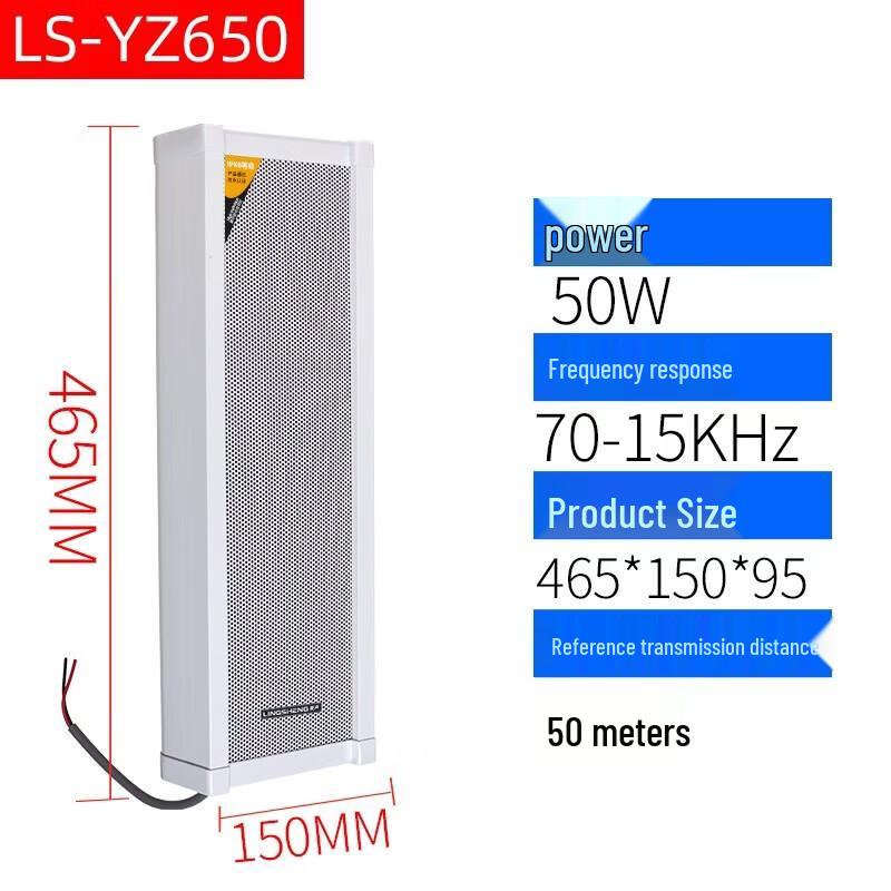 Lingsheng Outdoor Waterproof Wall-Mounted Public Address Speaker System CN plug (adapter included)