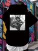 Band Graphic Hoodie - Black Pullover Sweatshirt with Music Poster Design