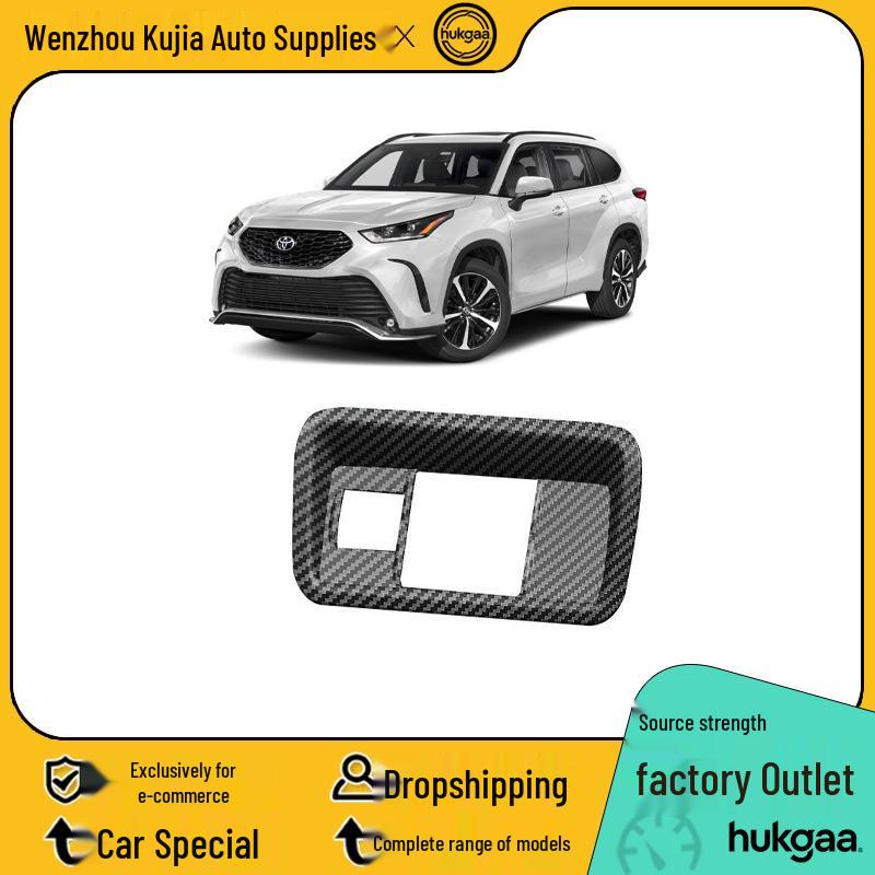2022 Toyota Highlander Carbon Fiber Interior Gear Shift and Rear Air Vent Console Trim