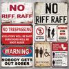 Vintage Warning Metal Sign Danger Public Slogan Caution Plate for Garage Park Toilet Man Cave Wall Decor Retro Posters Pri
