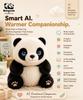 AI-Enhanced Multilingual Children's Panda Plush Toy with LED Emotion Eyes