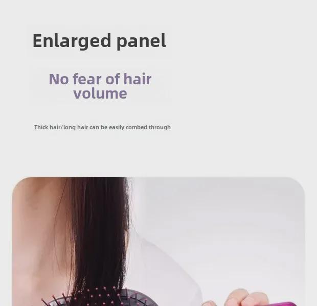 Masážní hřeben Huaqiangbei s vzduchovým polštářem - přenosný, antistatický a nadýchaný kadeřnický nástroj