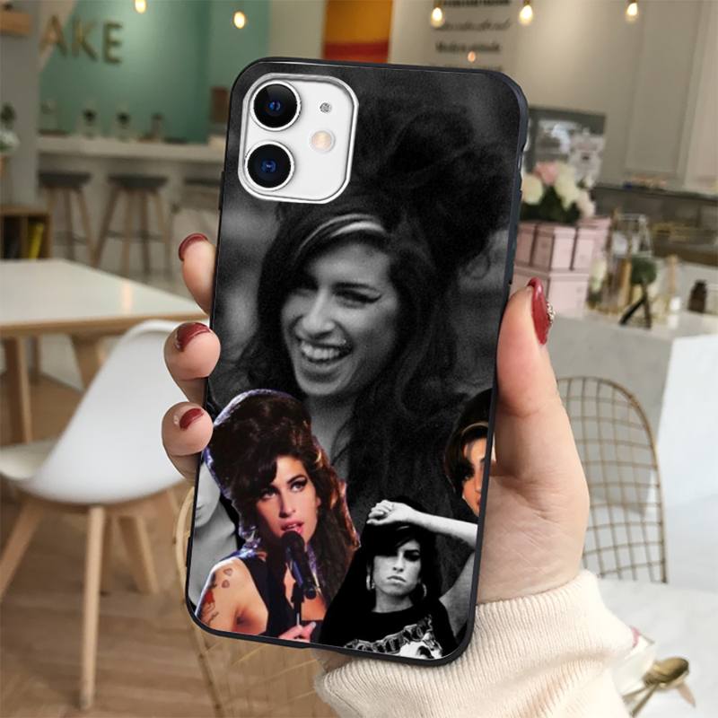 Yinuoda Amy Winehouse Phone Case for iPhone 11 12 13 mini pro XS MAX 8 7 6 6S Plus X 5S SE 2020 XR cover