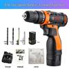 12V/25V Electric Screwdriver & Drill, Single/Double Speed, Multi-functional, Rechargeable, 16.8V Hand Tool