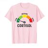 Low Cortisol Levels V Meme Tshirt For Unisex Women  T Shirts Short Sleeve Tops P803