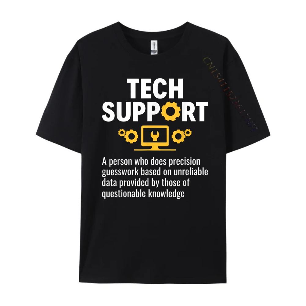 Lustige Tech-Support-Definition Sysadmin Tech-Support Nerd Kleidung Frühling Langarm-T-Shirt Herren Gothic-Stil