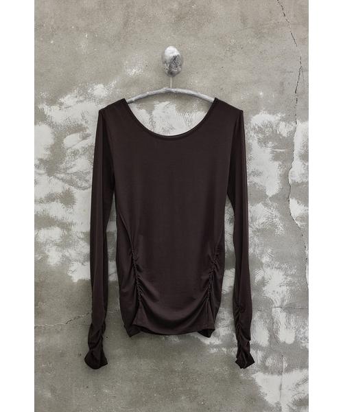 YOUTH Ballerina Long Jersey Top-Brown