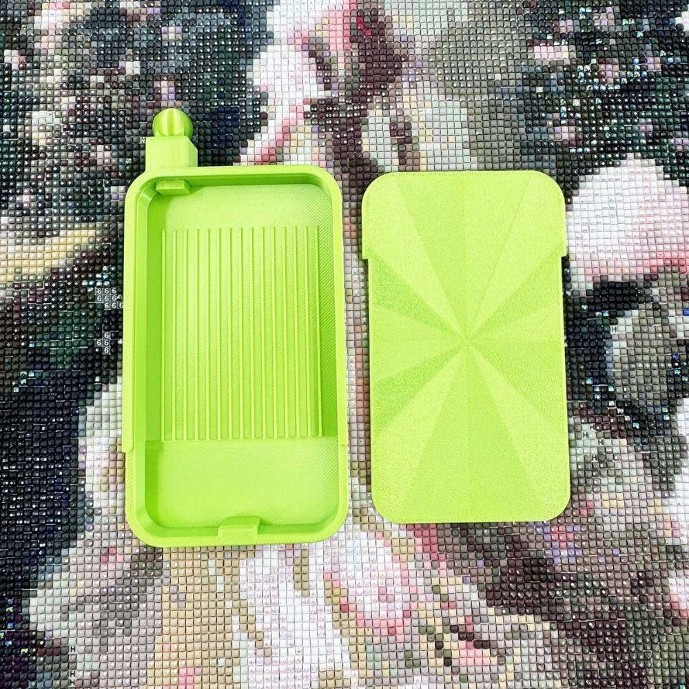 Prismatic Shine Lid Painting Tray Silky Bead Sorting Tray Craft Enthusiasts