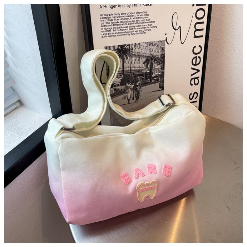 Şeker Kanvas Çanta kadın Crossbody Çanta Taze Yastık Çanta Bez Çanta Büyük Kapasiteli Omuz Çantası