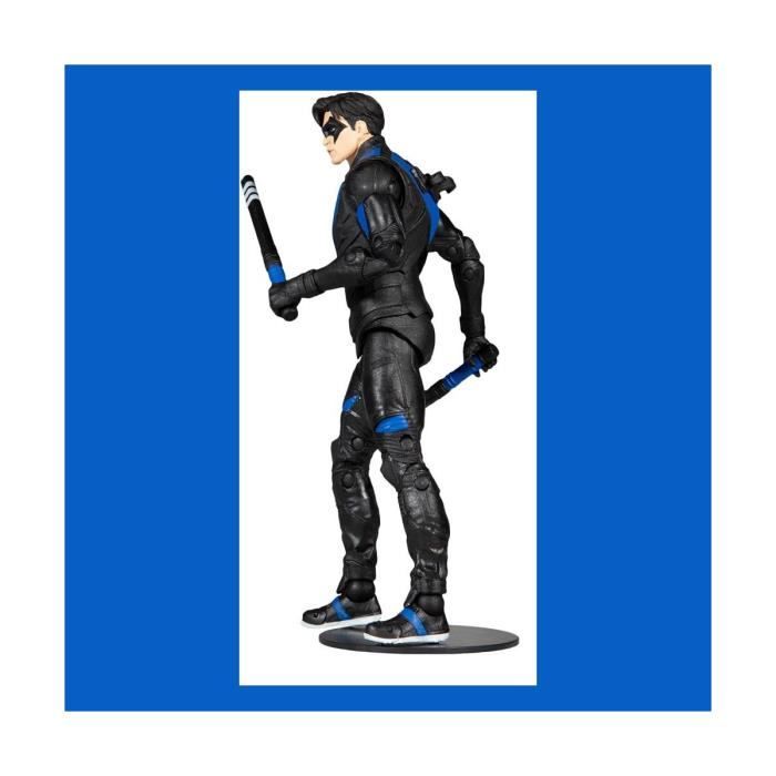 Figurine - mcfarlane toys - nightwing - 18 cm - dc gaming - détails gotham knights