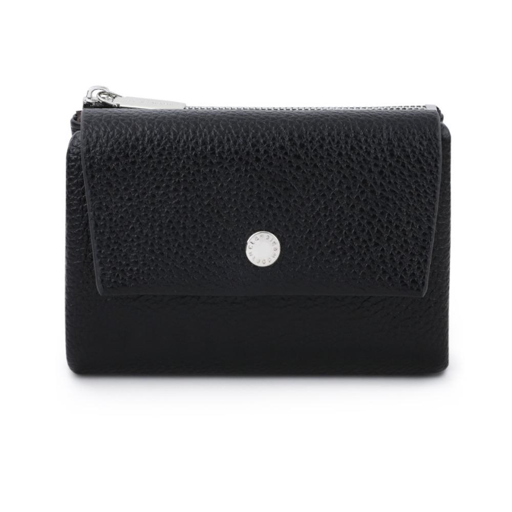 New PU Leather Short Wallet Solid Color Portable Money Bag Multifunctional Coin Purses Women