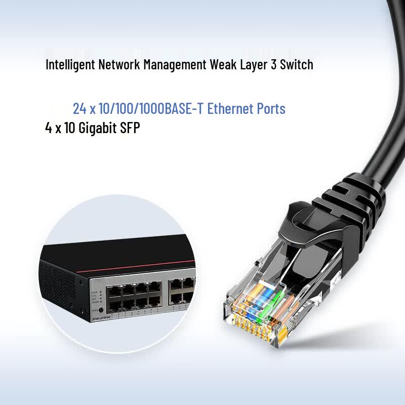 Huawei S5735S-L24T4X-QA2 Fanless Managed Stackable Switch