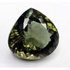 Fabulous Mehndi Green Tourmaline Pear Cut 10+ Ct Certified Loose Gemstone